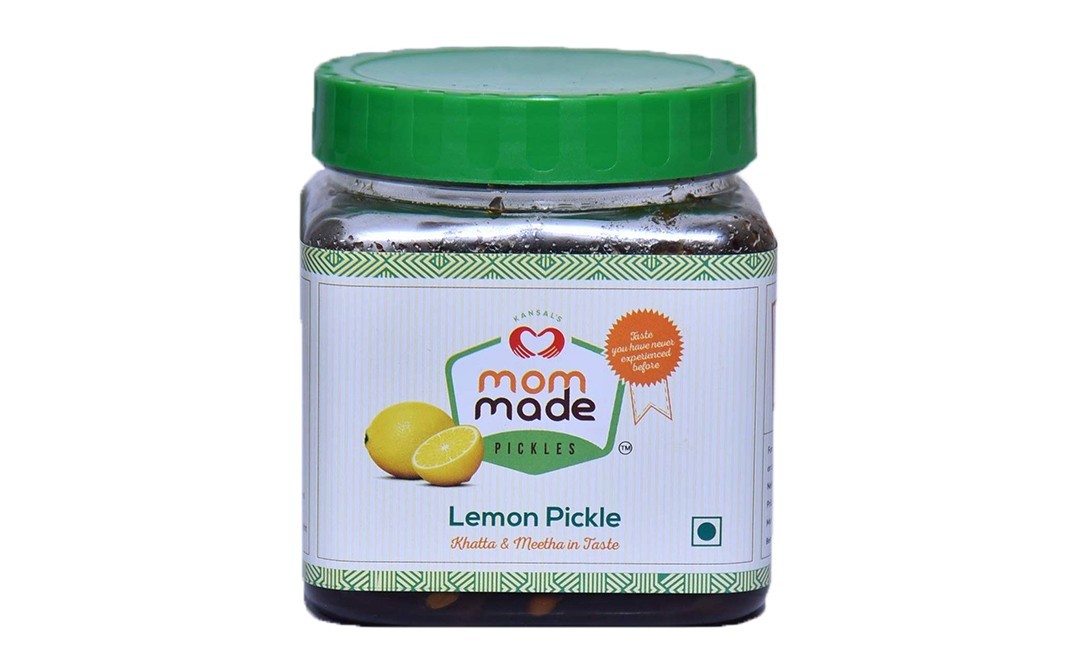 Mom Made Pickles Lemon Pickle    Plastic Jar  500 grams